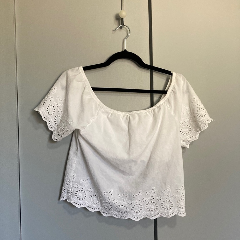 4 for $10 | Ardene Cropped Peasant Top